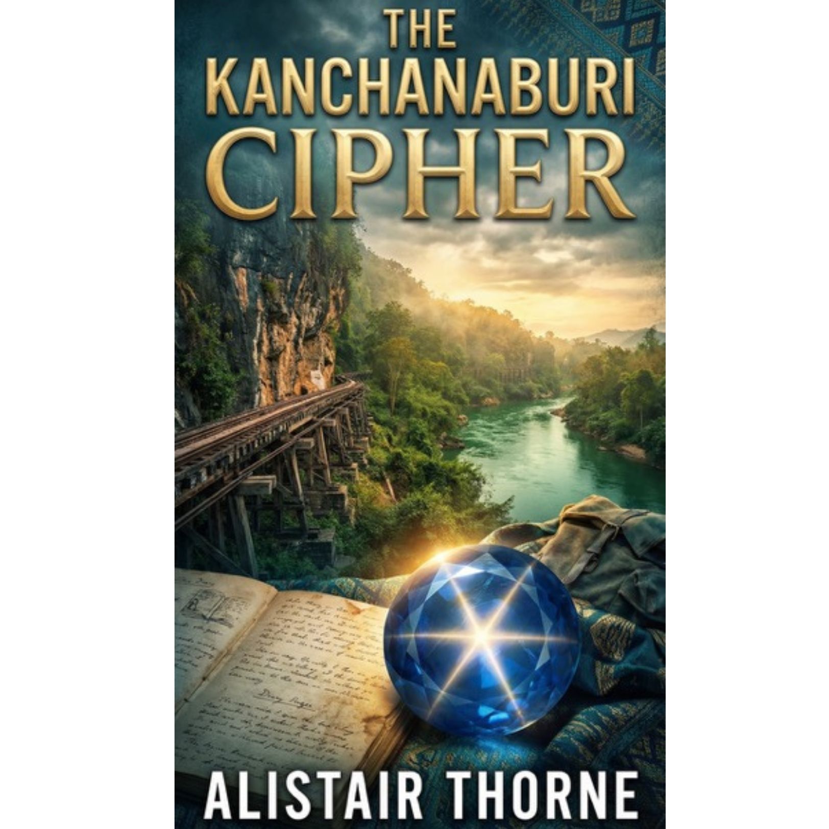 The Kanchanaburi Cipher: Love, Danger, and Hidden Treasure Along the River Kwai (English eBook)