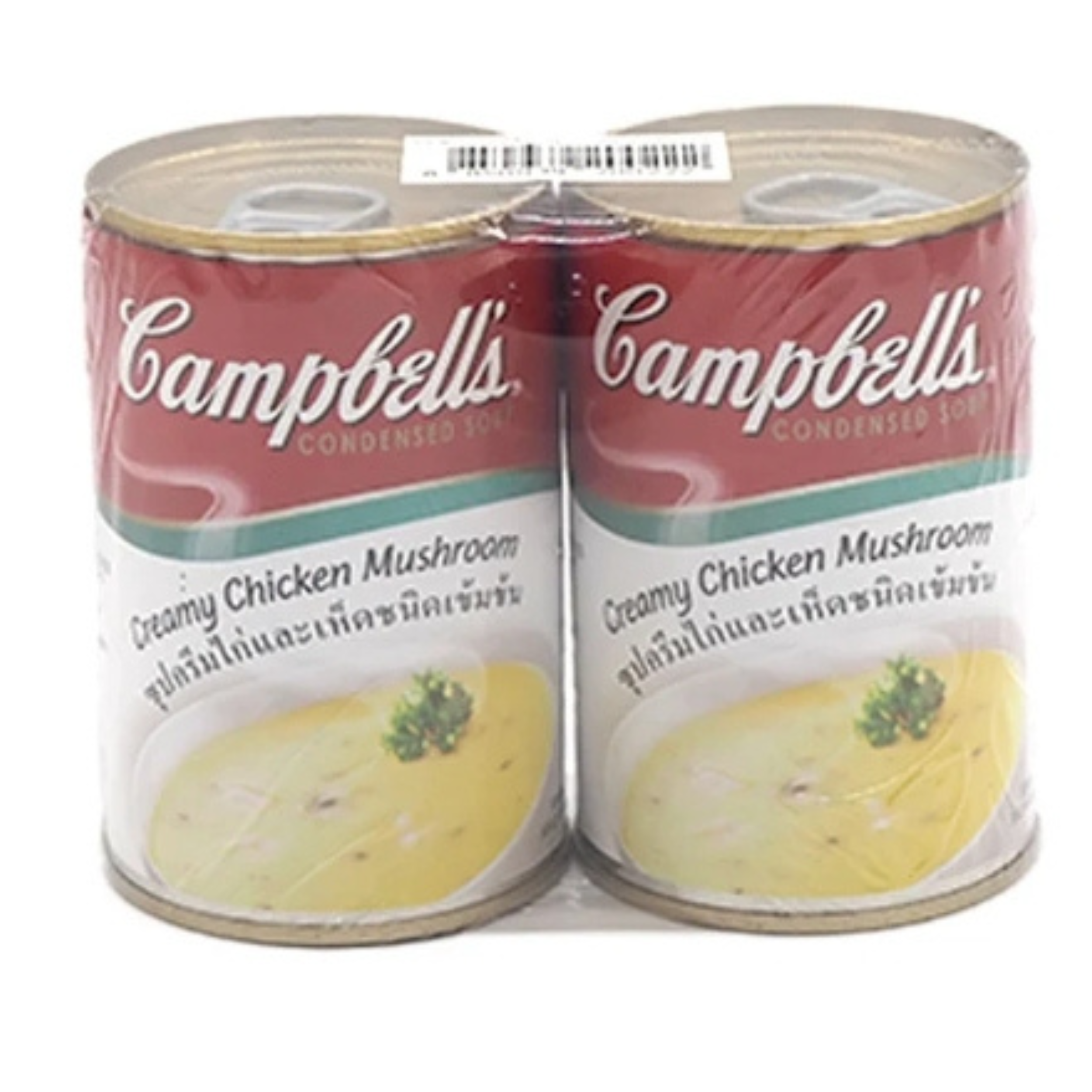 Campbell's Cream of Chicken and Mushroom Soup, 305g x 2 cans.