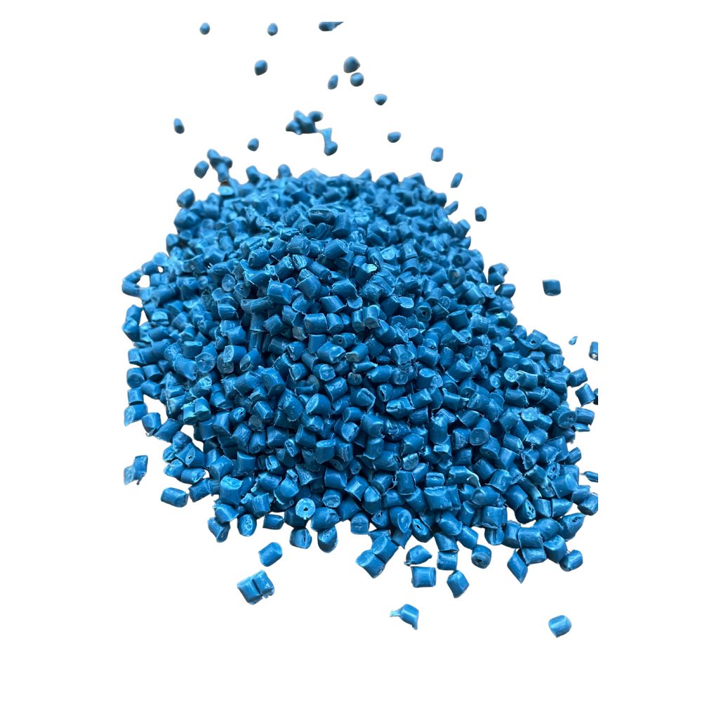 BLUE PP REPROCESSED GRANULES (INJECTION MOLDED GRADE)