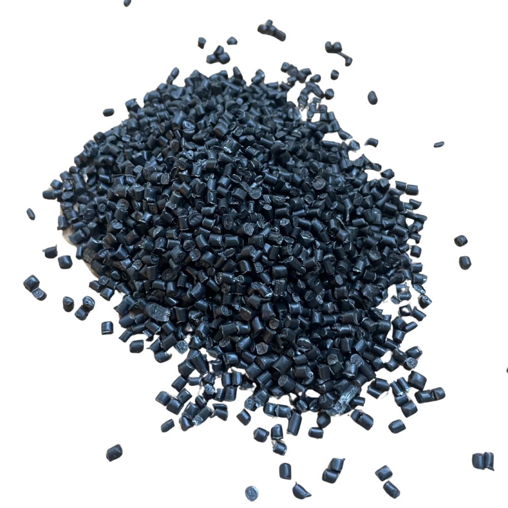 BLACK PP REPROCESSED GRANULES (INJECTION MOLDED GRADE)