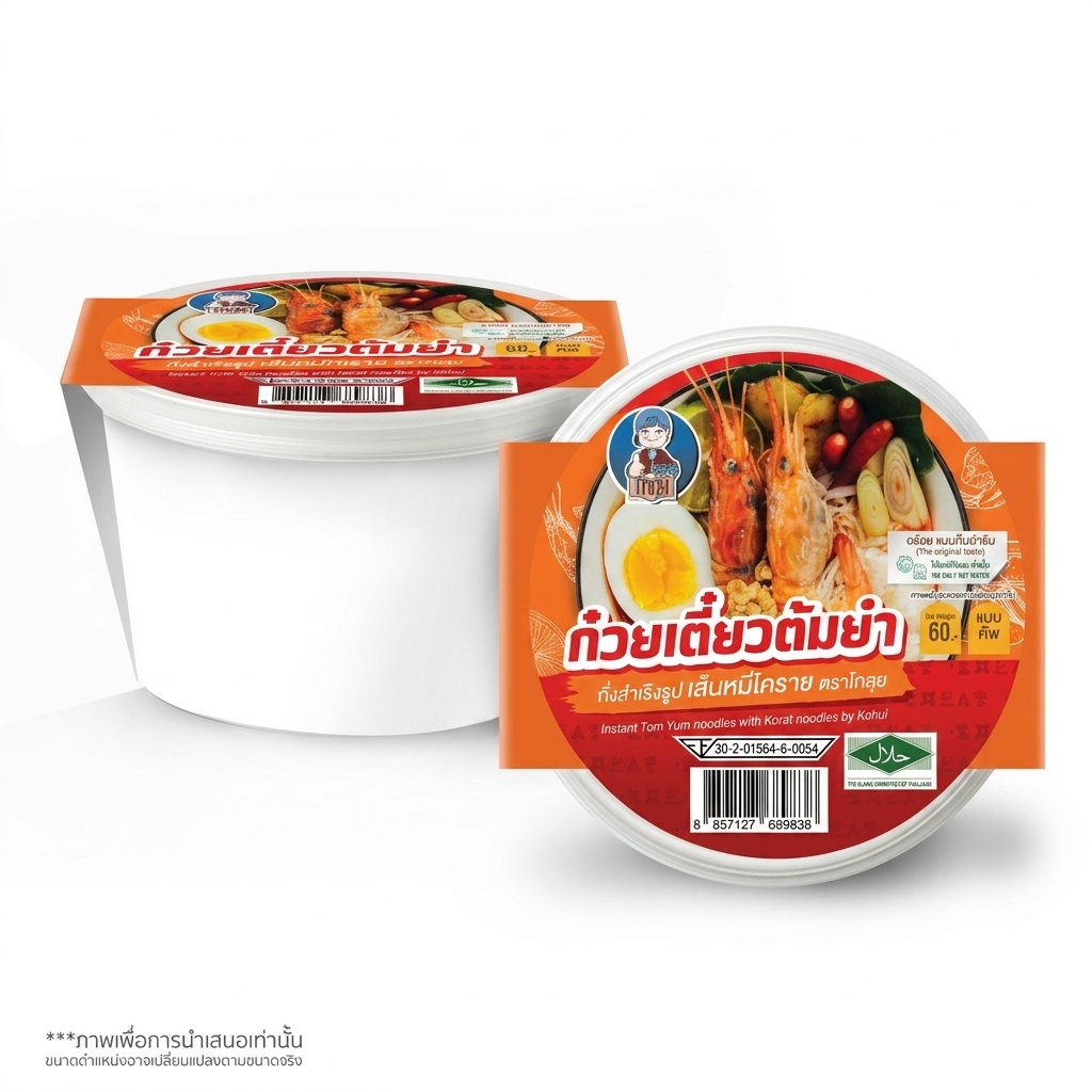 Instant TomYum noodles in cup
